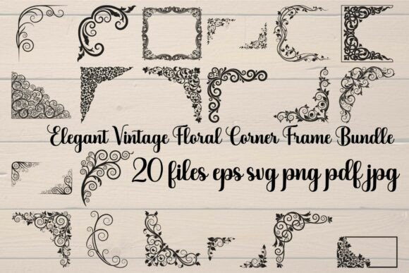 Elegant Vintage Floral Corner Frame Review