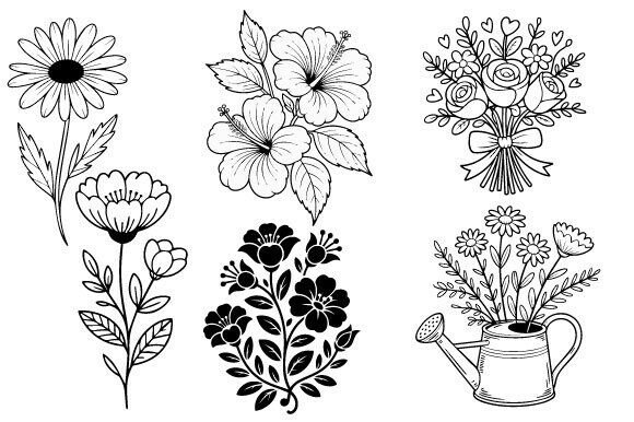 Floral Clipart Bouquet SVG Bundle Review