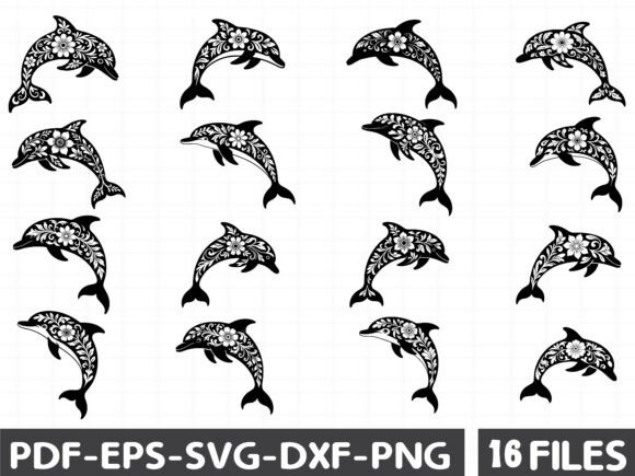 Floral Dolphin Stencil: A Designer’s Review of These Graphics and Illustrations