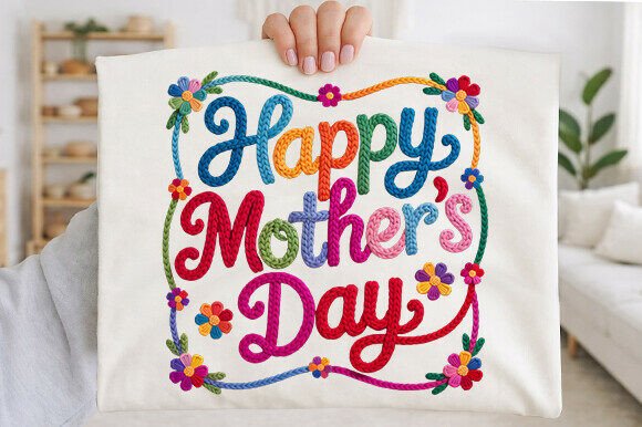 Happy Mother s Day Floral PNG Graphics and Illustrations Review