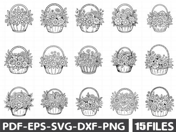 Spring Floral Bouquet Graphics and Illustrations Review