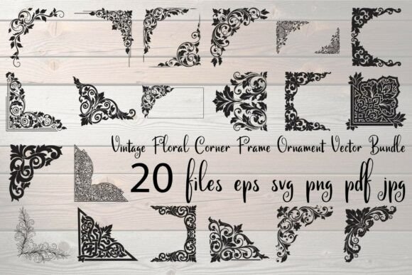 Vintage Floral Corner Frame Ornament Review